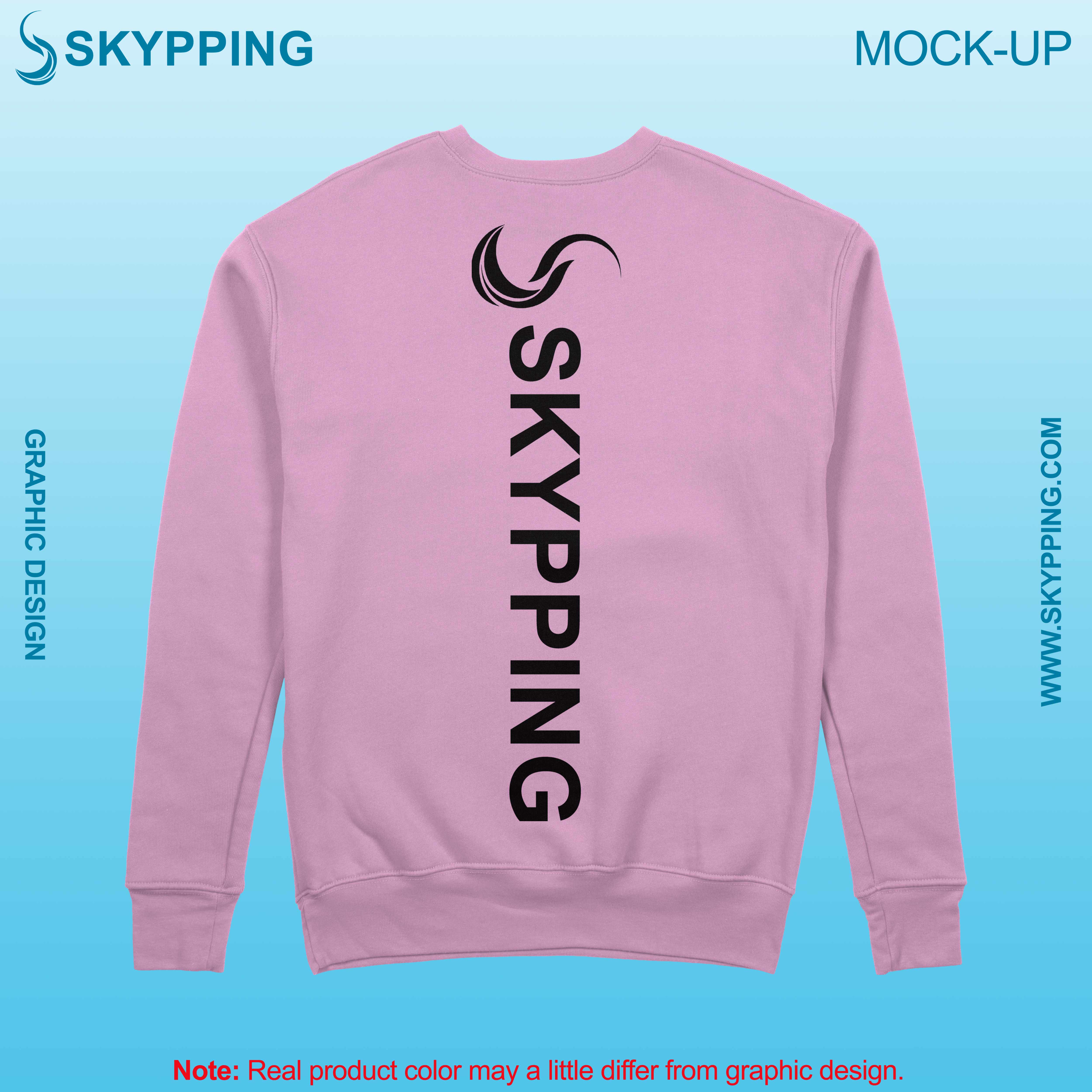 Sweatshirt with set-in style sleeve